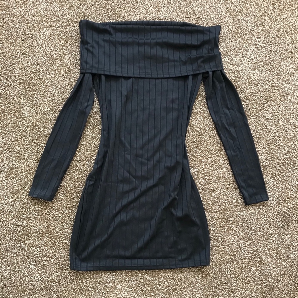 Boohoo Off The Shoulder Dress